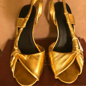 Seychelles Gold Heels